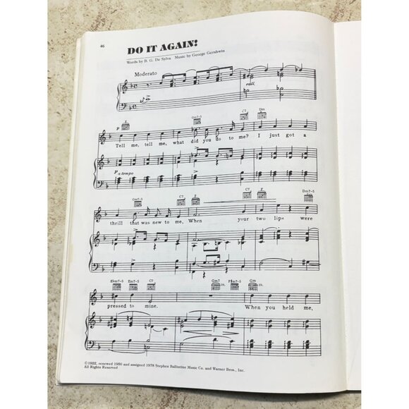 The All American Song Book Vol 1 Complete Piano Sheet Music Editions 20s - 60s - Picture 7 of 8